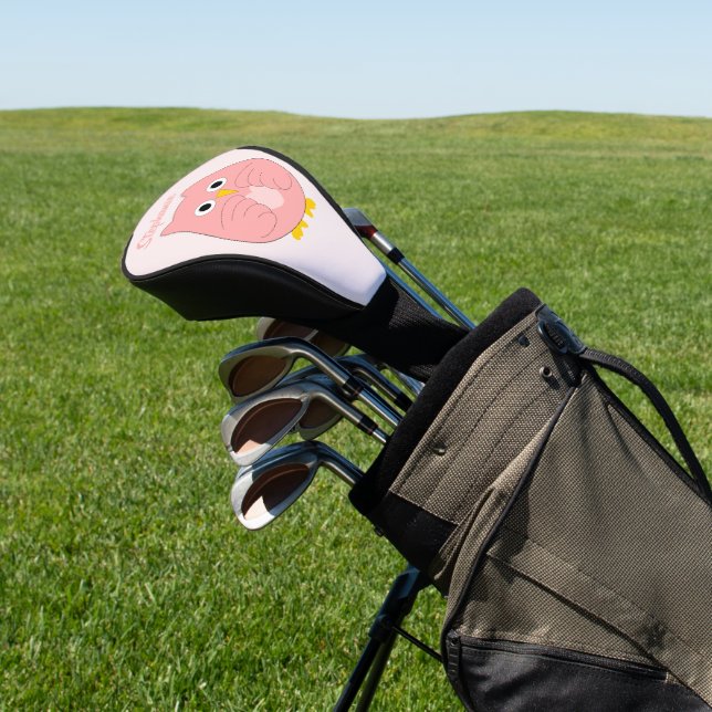 Couvre-club De Golf Conception de hibou rose (In Situ)