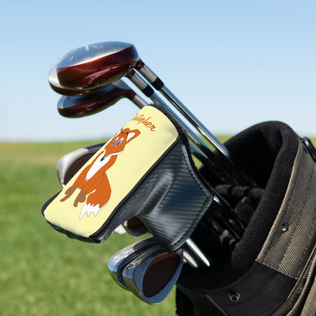 Couvre-club De Golf Conception de renard (In Situ)