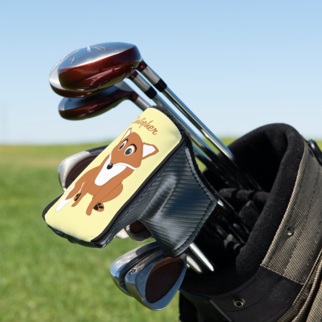 Couvre-club De Golf Conception de renard (In Situ)