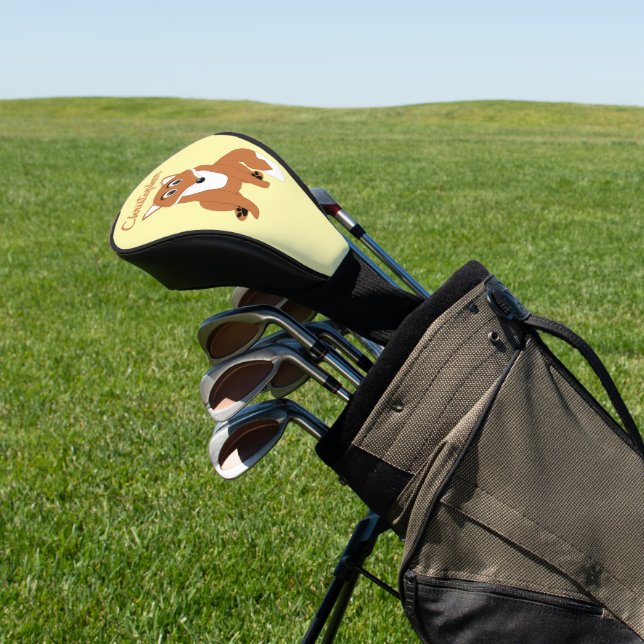 Couvre-club De Golf Conception de renard (In Situ)