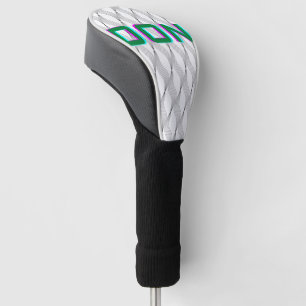 Couvre-club De Golf Conception De Texte Et De Motif Personnalisés