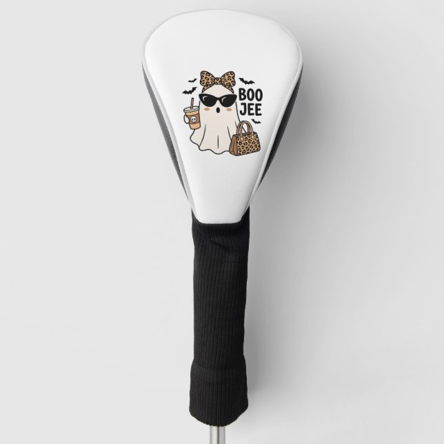 Couvre-club De Golf Conception de vecteur de noeud de léopard de fantô (Devant)