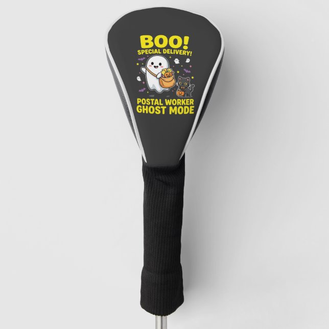 Couvre-club De Golf Conception d'Halloween pour les travailleurs posta (Devant)