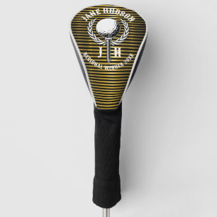 Couvre-club De Golf Conception élégante de monogramme de golf personna