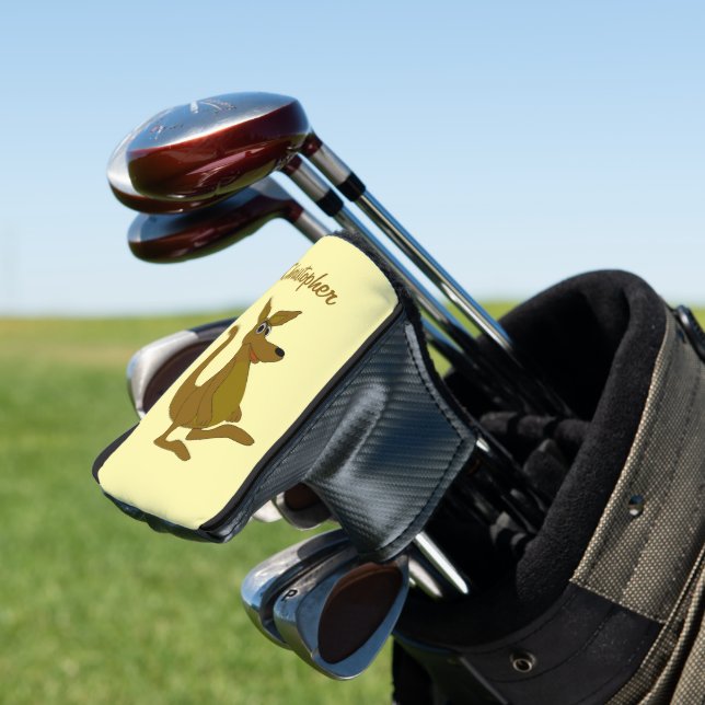 Couvre-club De Golf Conception Kangourou Brun (In Situ)