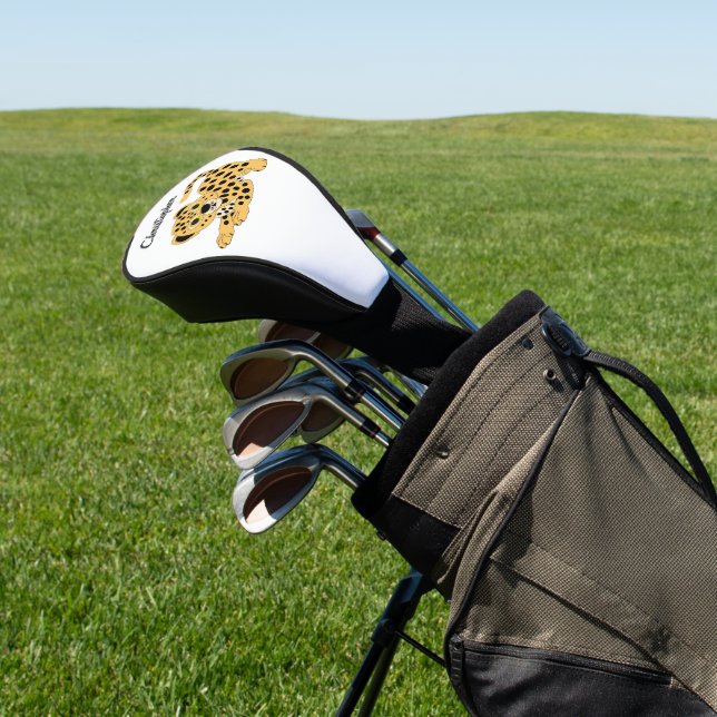 Couvre-club De Golf Conception Léopard Personnalisé (In Situ)