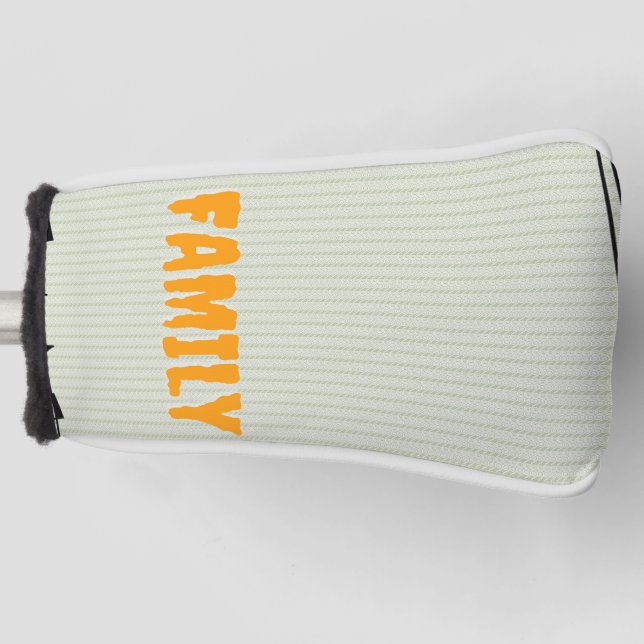 Couvre-club De Golf Conception personnalisée de la famille Matel (Devant)