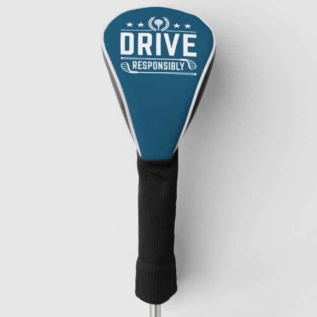 Couvre-club De Golf Conduire de manière responsable (Devant)