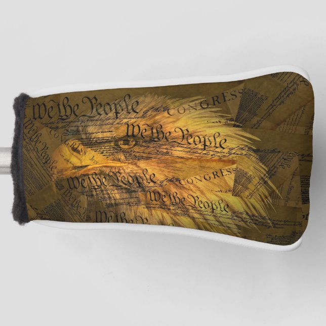 Couvre-club De Golf Constitution American Bald Eagle (Devant)