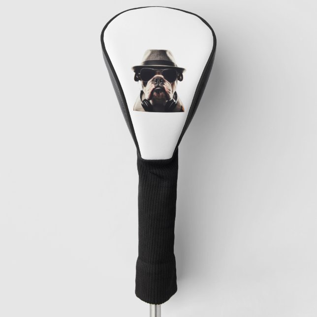 Couvre-club De Golf Cool Bulldog (Devant)