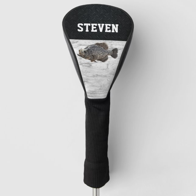 Couvre-club De Golf Cool Crappie Nom Pêche Pêche Pêche Pêche Pêche Pêc (Devant)