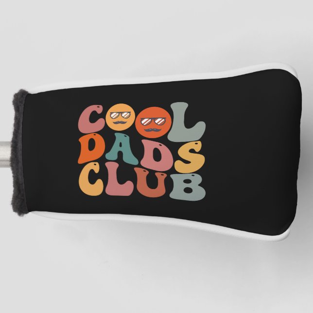 Couvre-club De Golf Cool Dads Club Papa Fête des pères Retro Super (Devant)