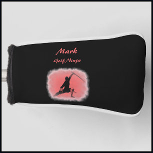 Couvre-club De Golf Cool Ninja Warrior Golf Head Cover