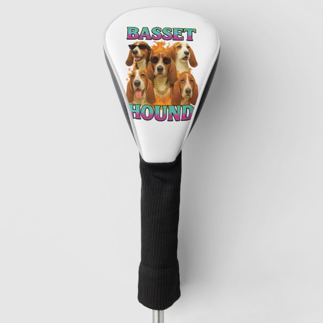 Couvre-club De Golf Copie Basset Hound (Devant)