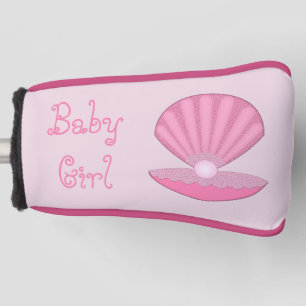 Couvre-club De Golf Coquille d'huîtres pour fille rose et perle person