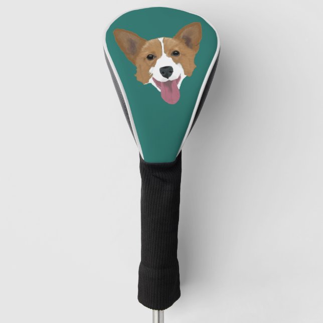 Couvre-club De Golf Corgi Puppy (Devant)