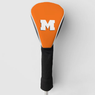 Couvre-club De Golf Couché de soleil néon orange et blanc 3D Grande in