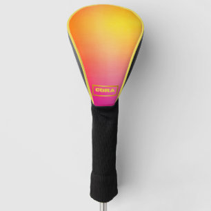 Couvre-club De Golf Couché de soleil ombré personnalisé