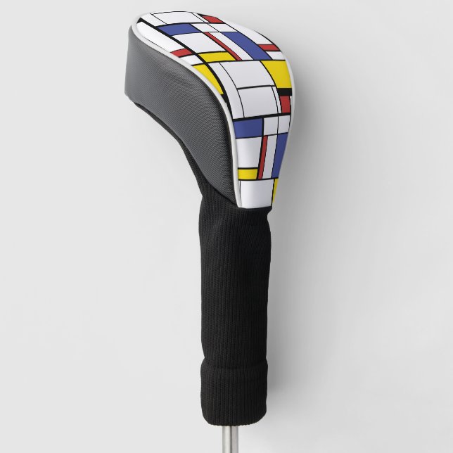 Couvre-club De Golf Couleurs Abstraites  (Incliné)
