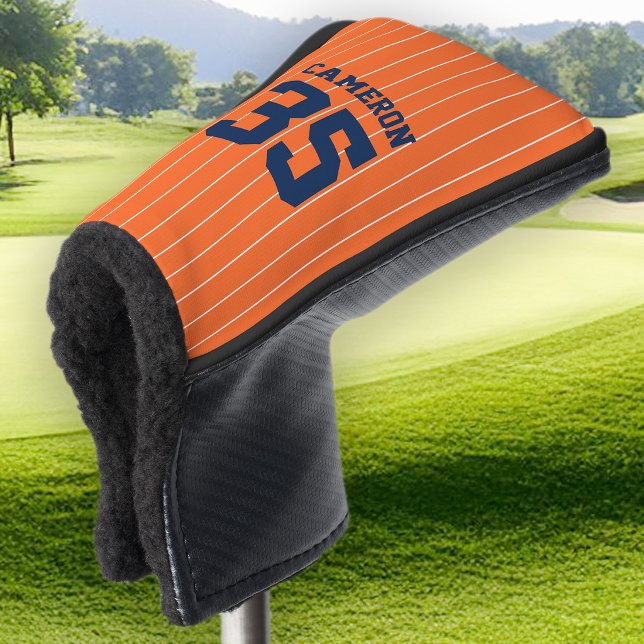 Couvre-club De Golf Couleurs entièrement modifiables Rayures de maillo (Créateur téléchargé)
