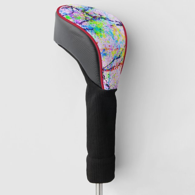 Couvre-club De Golf Couleurs folles (Incliné)