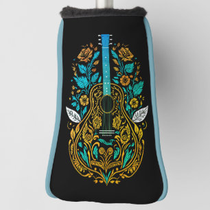 Couvre-club De Golf Country Guitare Art
