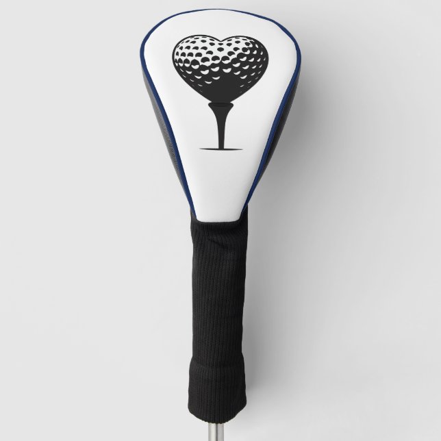 Couvre-club De Golf Couples de golf (Devant)
