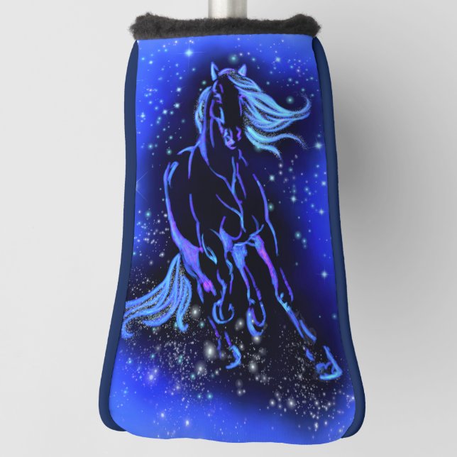 Couvre-club De Golf Courir Cheval Golf Couverture tête (Tourné à 90°)