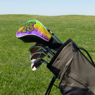 Couvre-club De Golf Couronne festive de SlipperyJoe thème Mardi Gras r