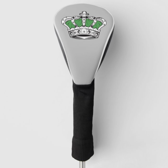 Couvre-club De Golf Couronne - Vert (Devant)