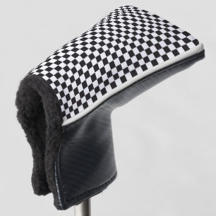 Couvre-club De Golf Course de voiture / Motif d'échecs + votre backgr.