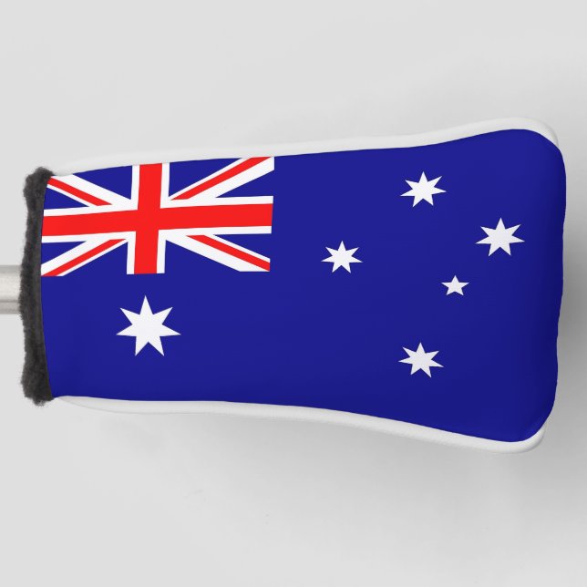Couvre-club De Golf Couvercle de golf avec drapeau d'Australie (Devant)