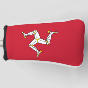Couvre-club De Golf Couvercle de golf avec drapeau de l'île de Man, Ro