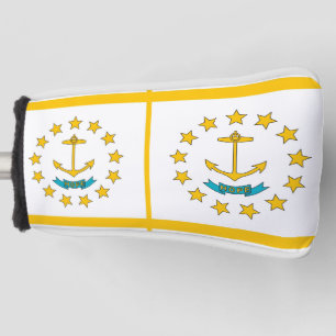 Couvre-club De Golf Couvercle de golf avec Drapeau de Rhode Island, US