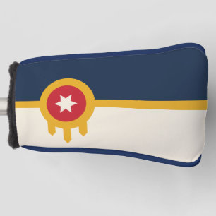 Couvre-club De Golf Couvercle de golf avec drapeau de Tulsa. Oklahoma