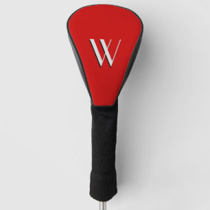 Couvre-club De Golf Couvercle de tête de golf à Paraphe rouge vif