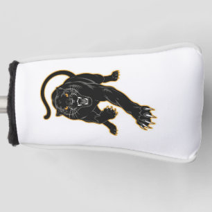 Couvre-club De Golf Couvercle de tête de golf Black Panther