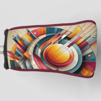 Couvre-club De Golf Couvercle de tête de golf - Design géométrique