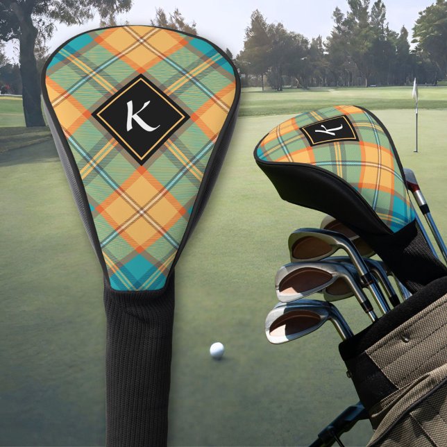 Couvre-club De Golf Couvercle de tête de golf Kingfisher Tartan (Créateur téléchargé)