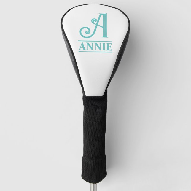 Couvre-club De Golf Couvercle de tête de golf monogramme (Devant)
