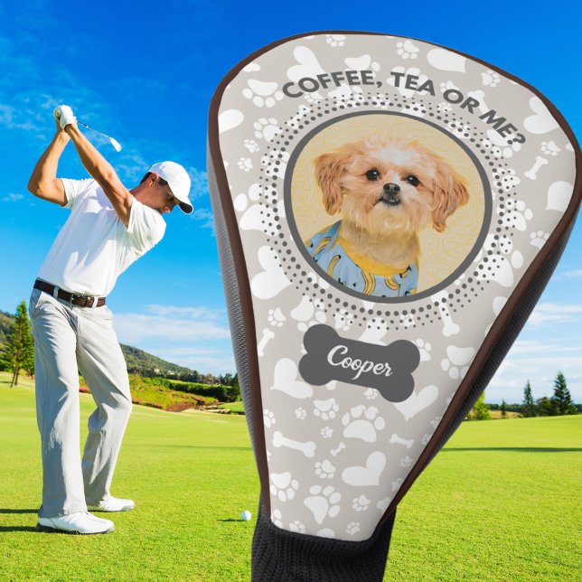 Couvre-club De Golf Couvercle de tête de golf personnalisable avec Por (Customizable golf head cover for your beloved golfer)