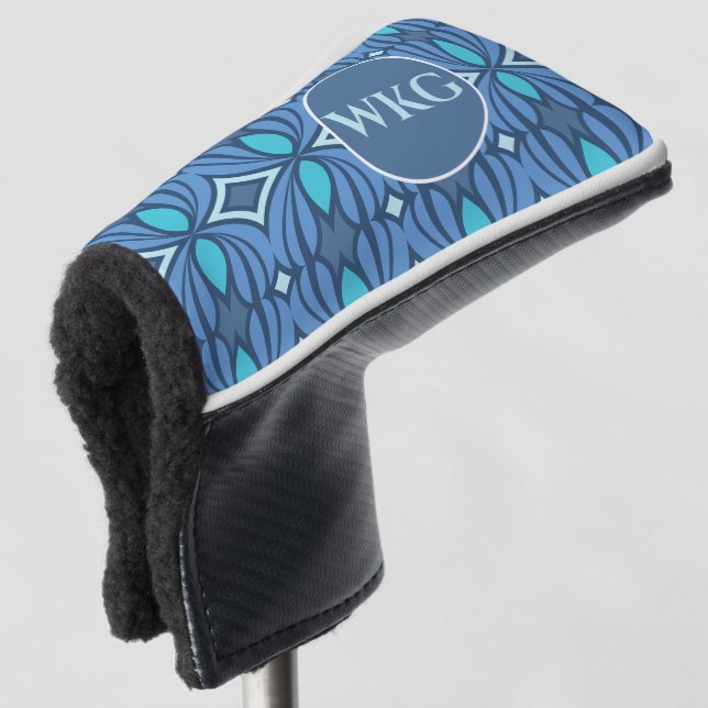 Couvre-club De Golf Couvercle de tête de mât customisé de Monogramme b (Devant 3/4)