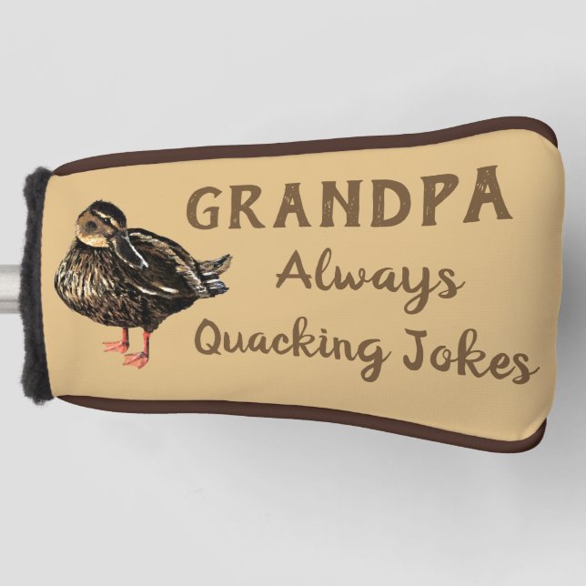 Couvre-club De Golf Couvercle de tête de navette de canard (Devant)