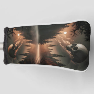 Couvre-club De Golf Couvercle gothique à culotte crânienne