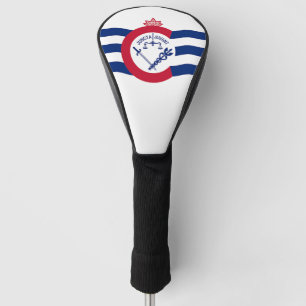 Couvre-club De Golf Couverture de conducteur de golf avec Drapeau de C