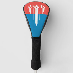 Couvre-club De Golf Couverture de conducteur de golf avec Drapeau de K