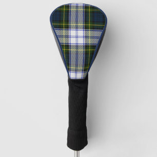 Couvre-club De Golf Couverture de conducteur de plaid de tartan de