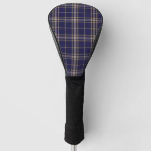 Couvre-club De Golf Couverture de conducteur de plaid de tartan de