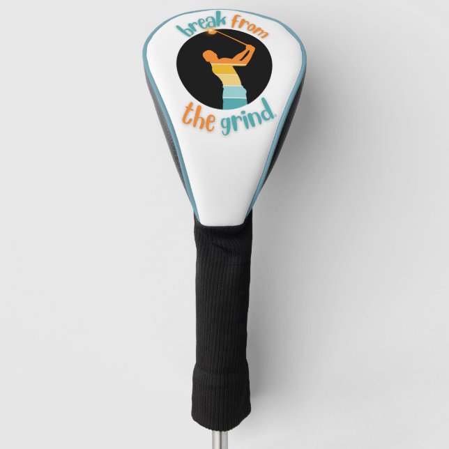 Couvre-club De Golf Couverture de Driver Golf Swing 2 (Devant)