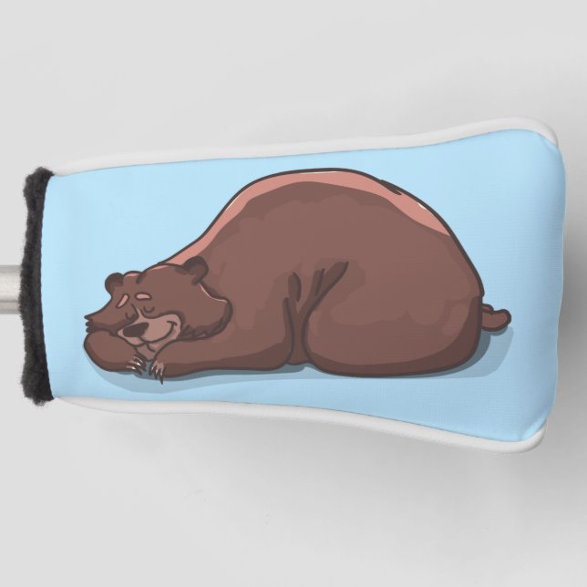 COUVRE-CLUB DE GOLF COUVERTURE DE LA TÊTE DE GOLF DE PUTTER BEAR GRIZL (Devant)